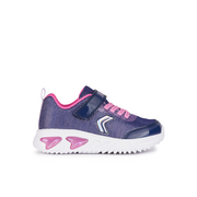 Geox - J Assister Girl - Navy/Fuchsia - Trainers