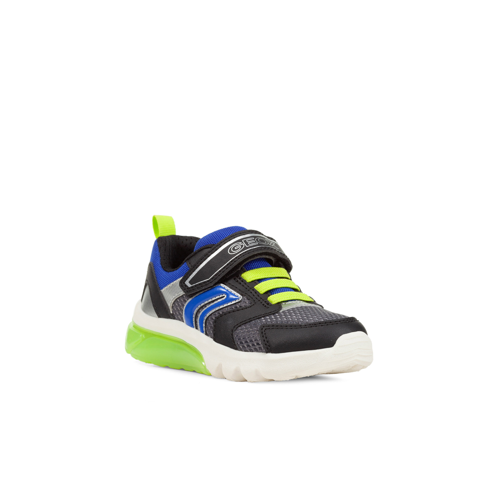 Geox - J Ciberdron Boy - Dk Grey/Royal - Trainers