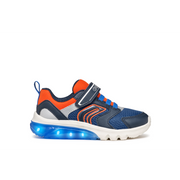 Geox - J Ciberdron Boy - Navy/Orange - Trainers