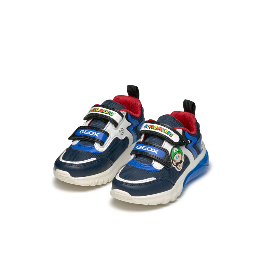 Geox - J Ciberdron Boy - Navy/Royal - Trainers