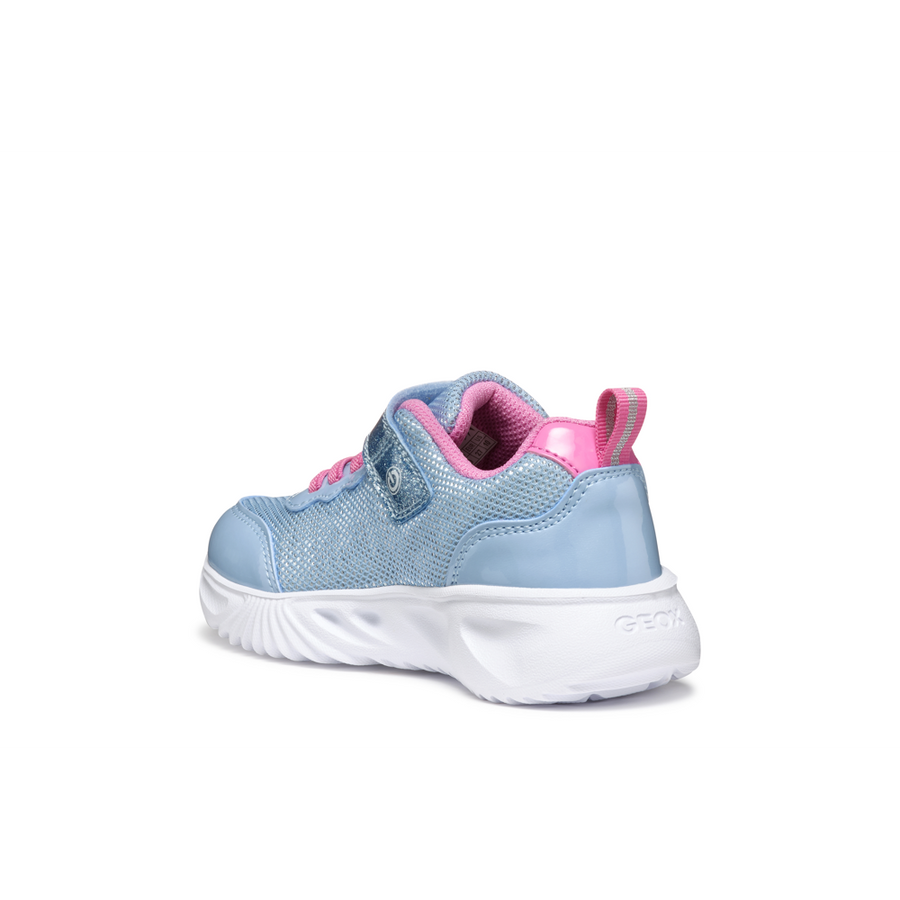 Geox - J Assister Girl - Sky/Pink - Trainers