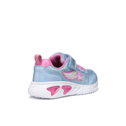 Geox - J Assister Girl - Sky/Pink - Trainers
