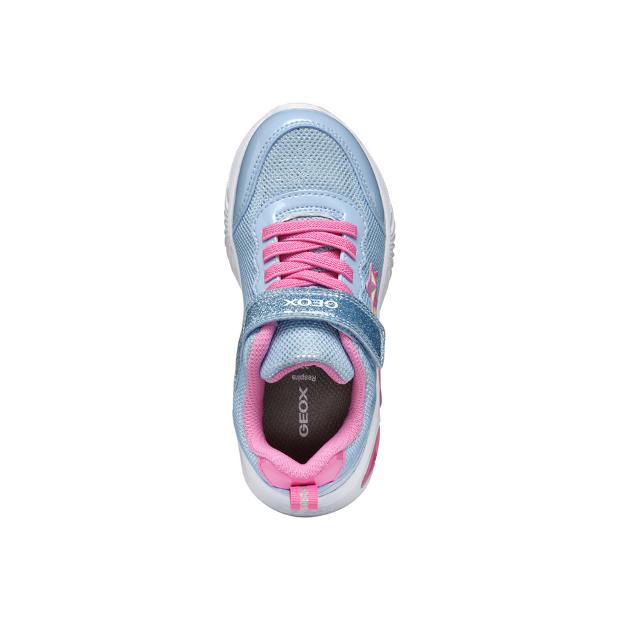 Geox - J Assister Girl - Sky/Pink - Trainers