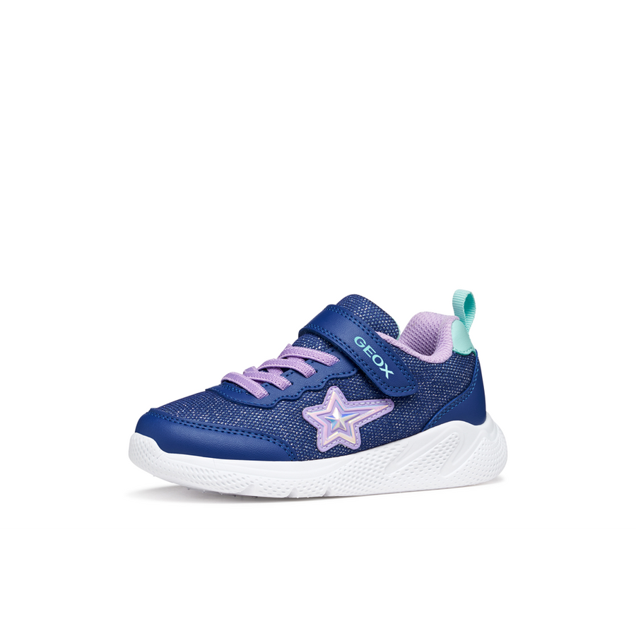 Geox - J Sprintye Girl - Blue/Lilac - Trainers