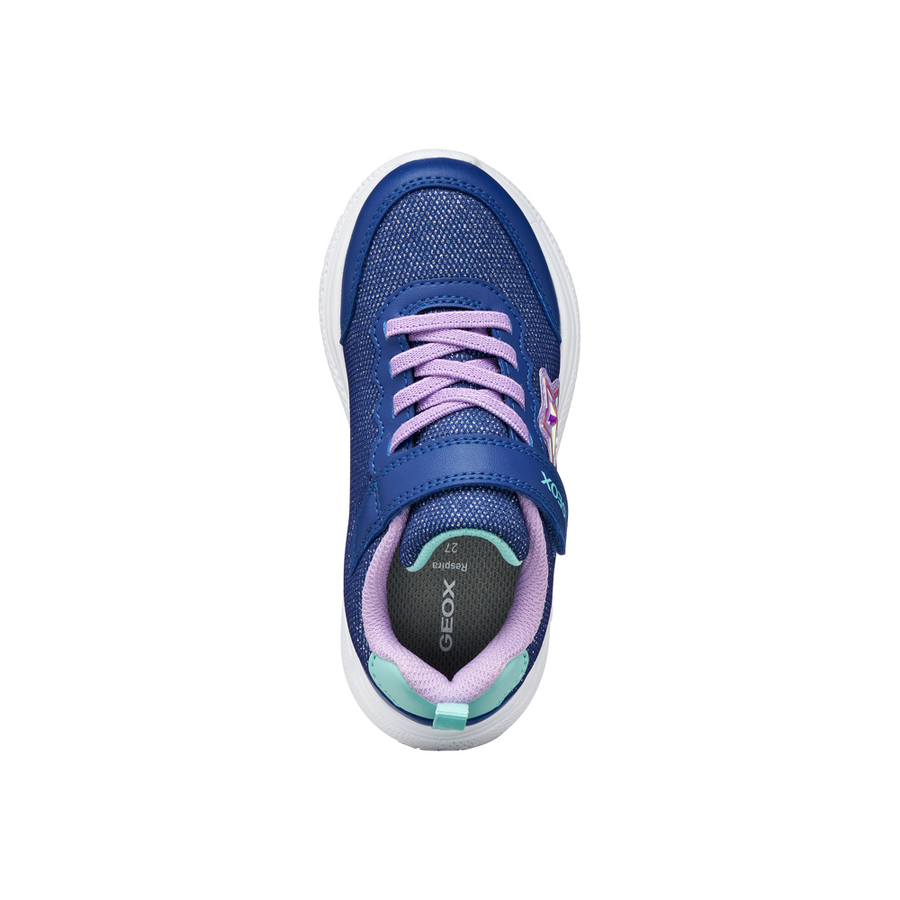 Geox - J Sprintye Girl - Blue/Lilac - Trainers