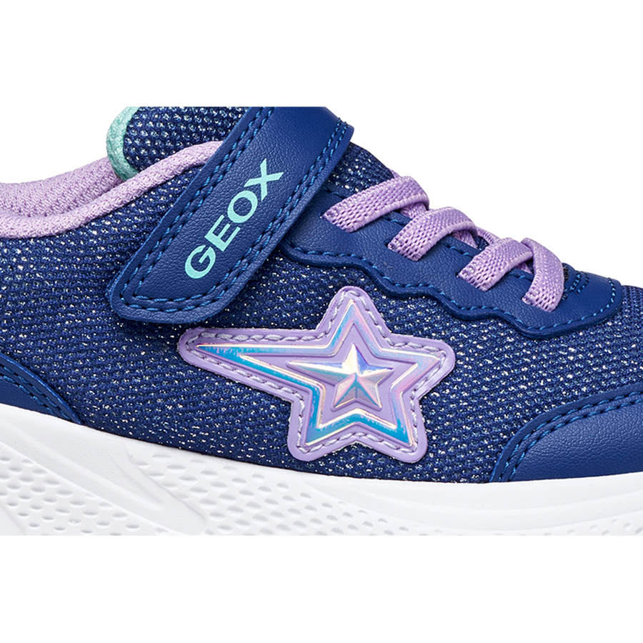 Geox - J Sprintye Girl - Blue/Lilac - Trainers