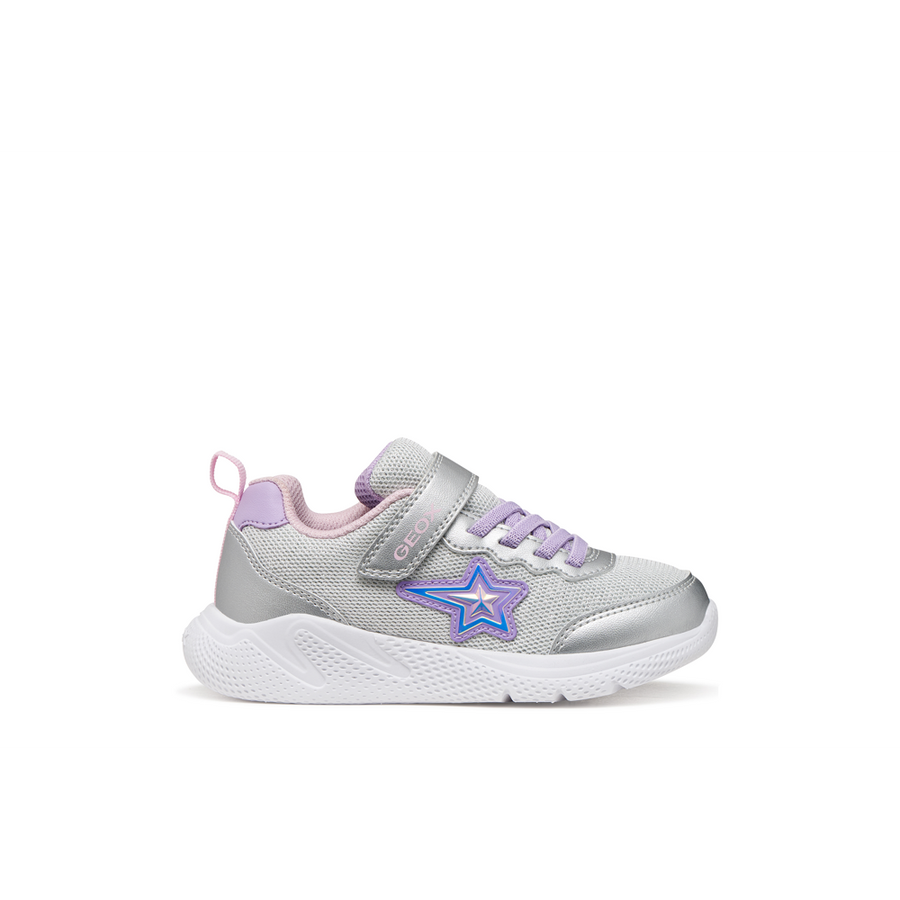 Geox - J Sprintye Girl - Silver/Lilac - Trainers