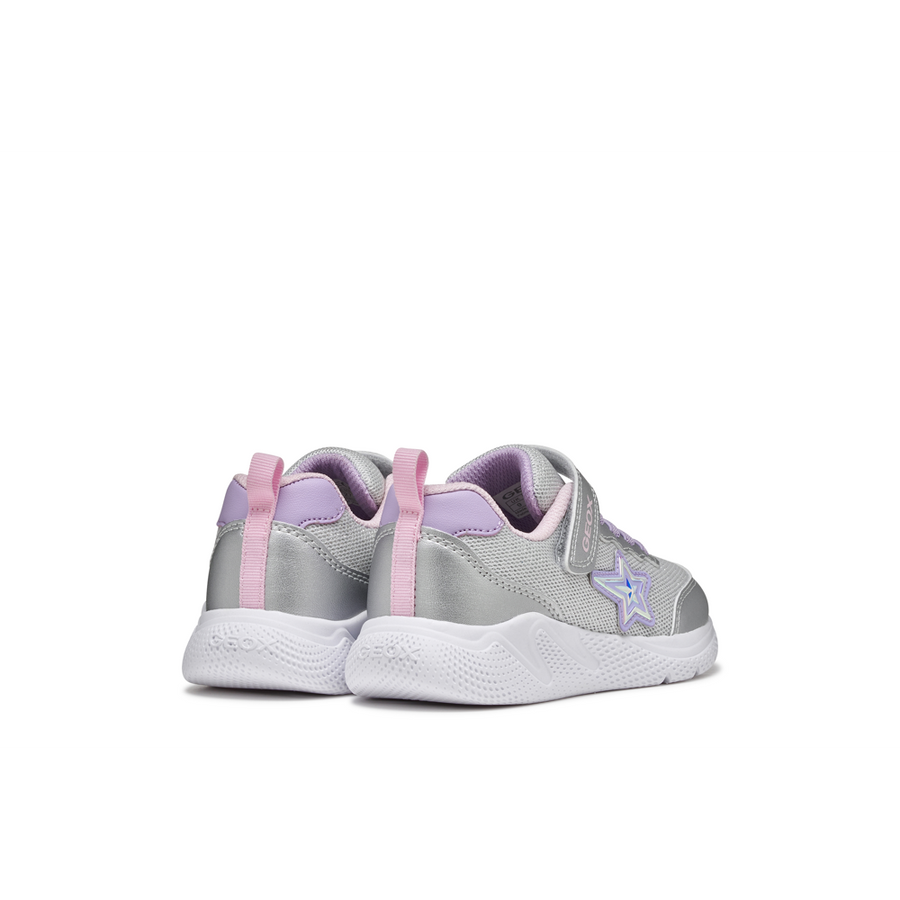 Geox - J Sprintye Girl - Silver/Lilac - Trainers