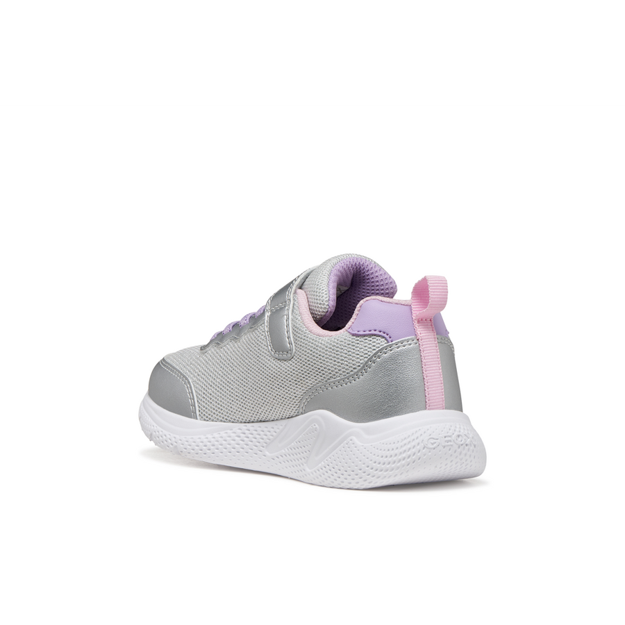 Geox - J Sprintye Girl - Silver/Lilac - Trainers