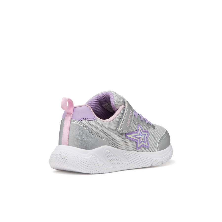 Geox - J Sprintye Girl - Silver/Lilac - Trainers