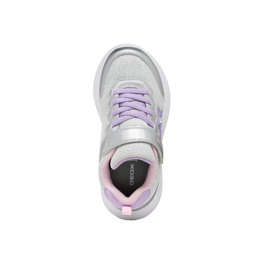 Geox - J Sprintye Girl - Silver/Lilac - Trainers