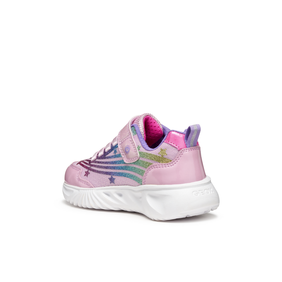 Geox - J Assister Girl - Pink/Multicolour - Trainers