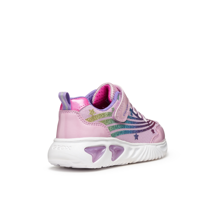 Geox - J Assister Girl - Pink/Multicolour - Trainers