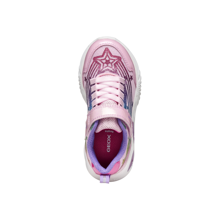 Geox - J Assister Girl - Pink/Multicolour - Trainers