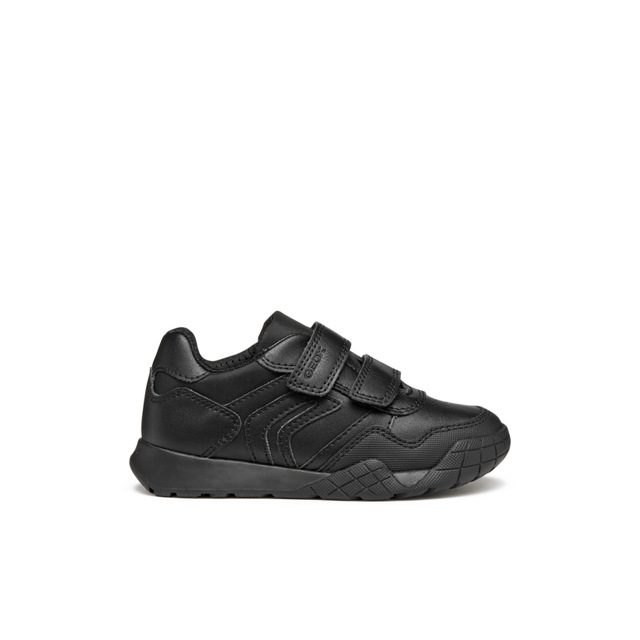 Geox - J Rann-e Boy - Black - School Shoes