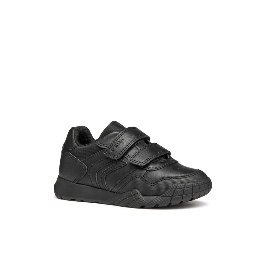 Geox - J Rann-e Boy - Black - School Shoes