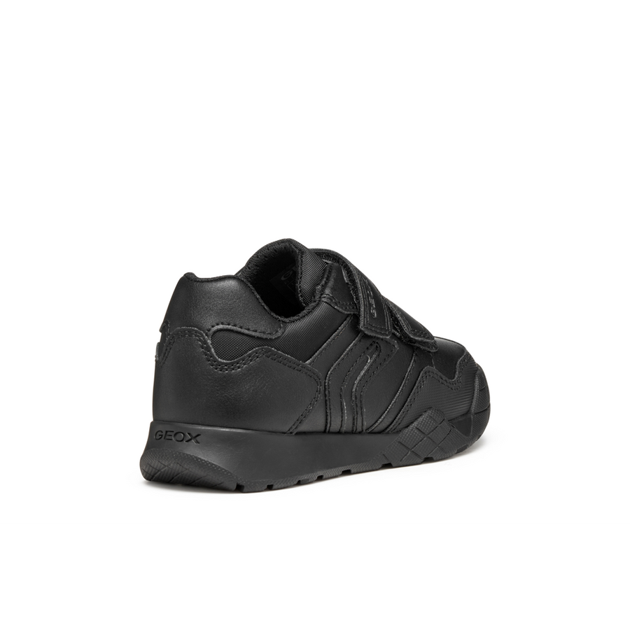 Geox - J Rann-e Boy - Black - School Shoes