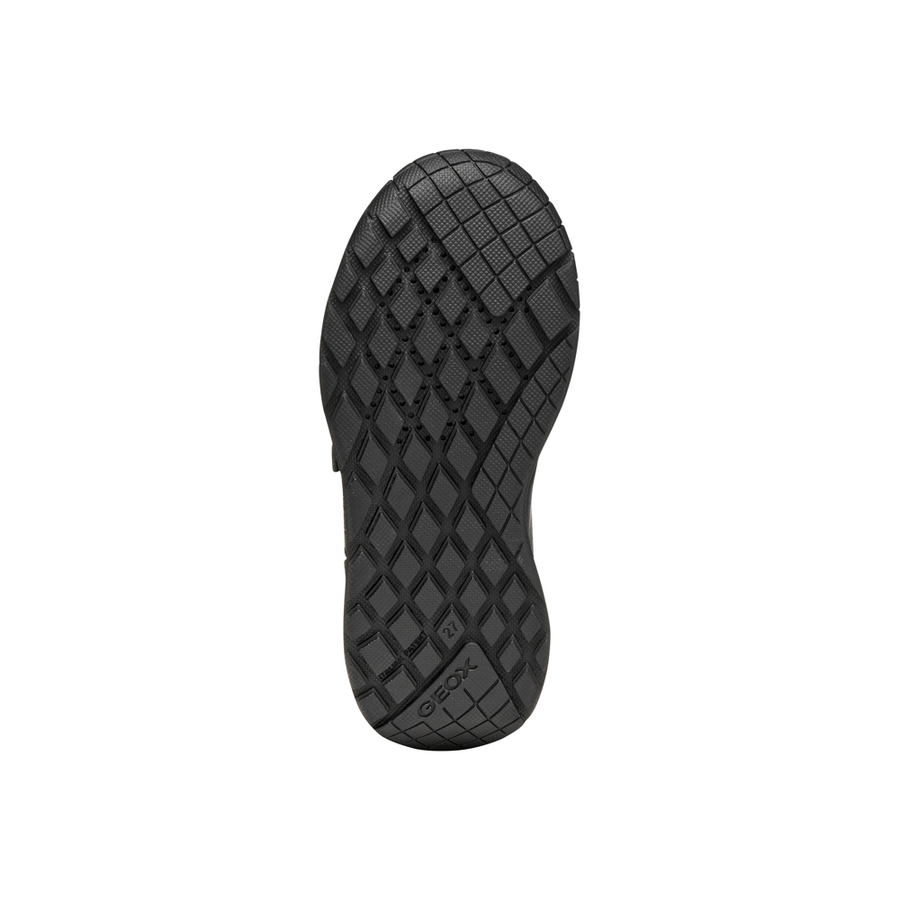 Geox - J Rann-e Boy - Black - School Shoes