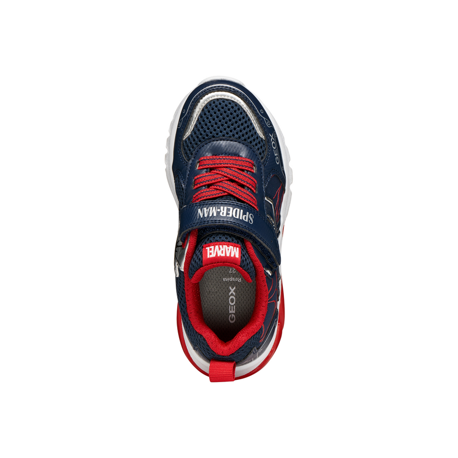 Geox - J Ciberdron Boy - Navy/Red - Trainers