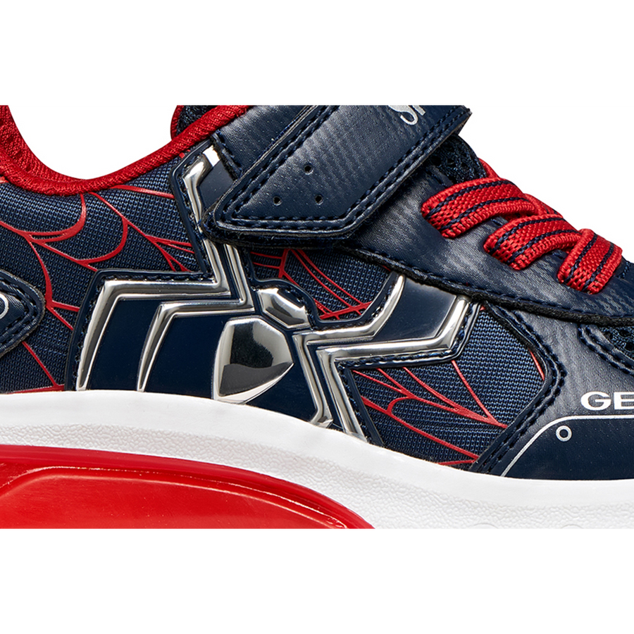 Geox - J Ciberdron Boy - Navy/Red - Trainers