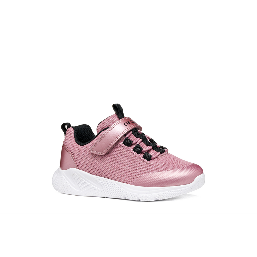 Geox J Sprintye Girl J66FWE0EWNFC8106 Rose/Black Trainers