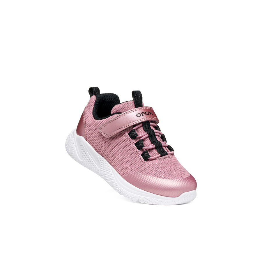 Geox J Sprintye Girl J66FWE0EWNFC8106 Rose/Black Trainers