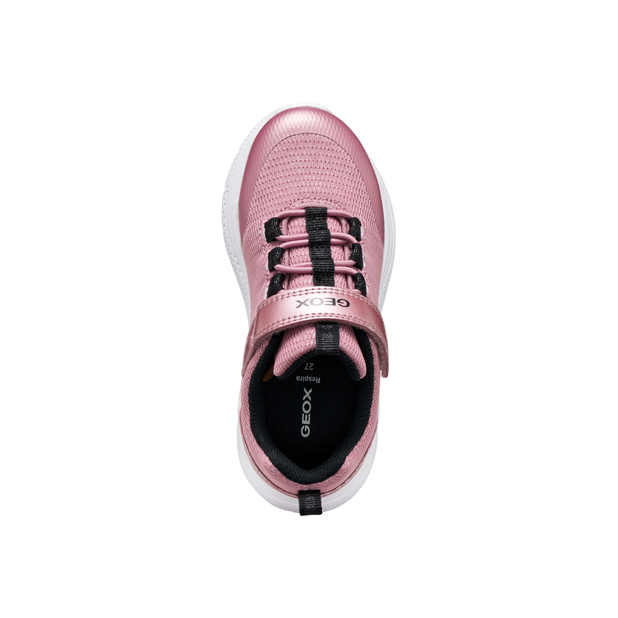 Geox J Sprintye Girl J66FWE0EWNFC8106 Rose/Black Trainers