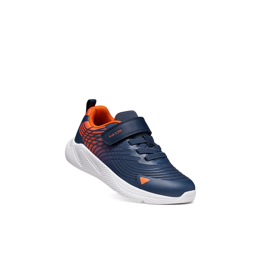 Geox J Sprintye Boy J66GBB0119JC0659 Navy/Orange Trainers