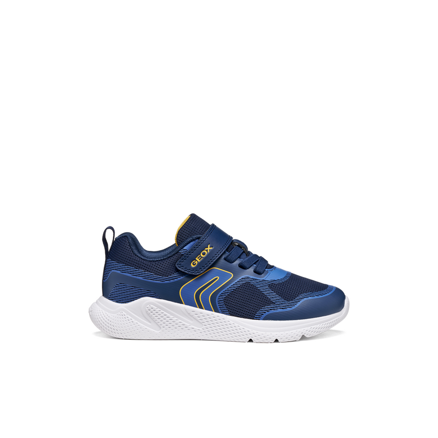 Geox J Sprintye Boy J66GBD0149JC0657 Navy/Yellow Trainers