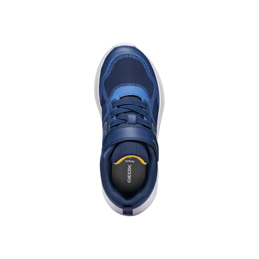 Geox J Sprintye Boy J66GBD0149JC0657 Navy/Yellow Trainers