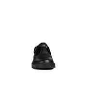 Geox - J Casey Girl (T-Bar) - Black Leather - School Shoes