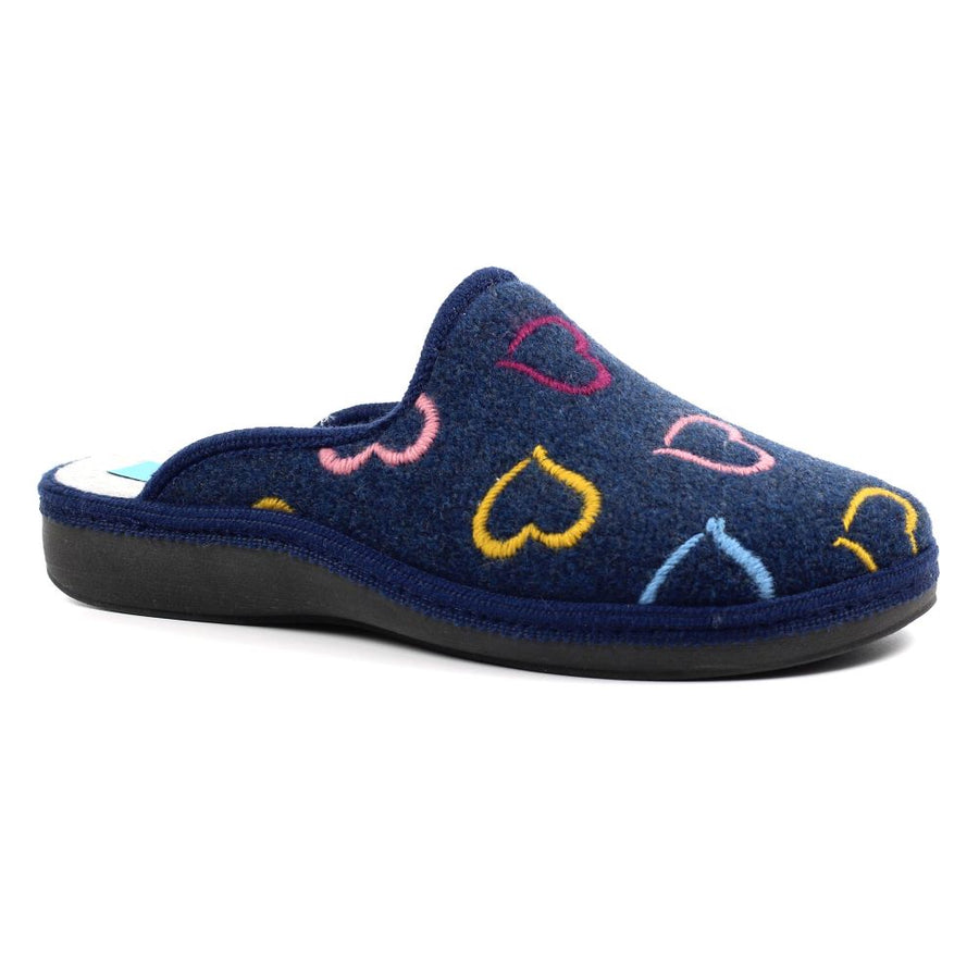 Lunar - Love - Navy - Slippers