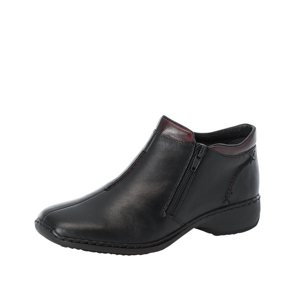 Rieker - L3882-00 - Schwarz/Burgund - Boots