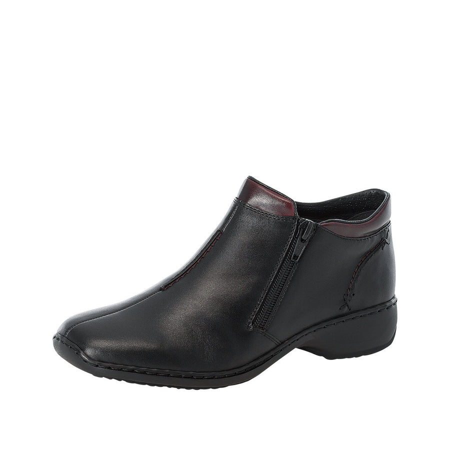 Rieker - L3882-00 - Schwarz/Burgund - Boots