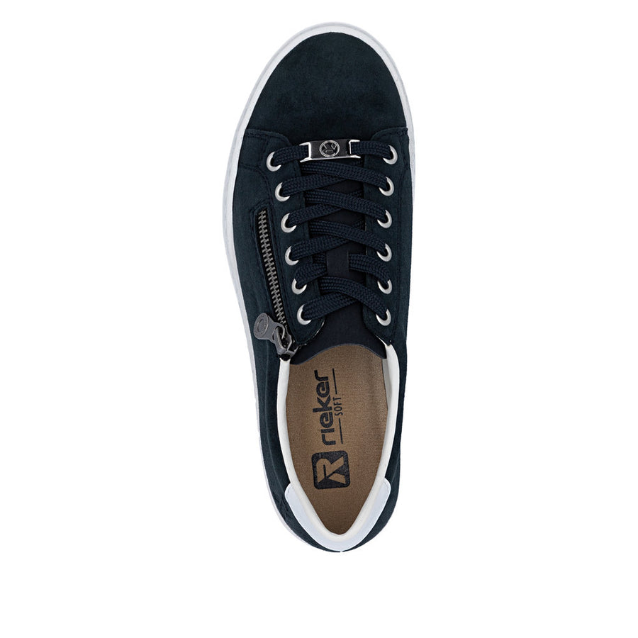 Rieker - L59L1-15 - Pazifik/Weiss - Shoes
