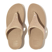 FitFlop - Lulu Crystal Embellished Toe-Post Sandals - Latte Beige - Sandals