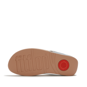 FitFlop - Lulu Crystal Toe-Post Sandals - Steeled Silver - Sandals