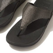 Fitflop - Lulu Glitz Canvas - HQ9-B06 - Pewter Black - Sandals