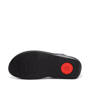 FitFlop - Lulu Crystal Embellished Toe-Post Sandals - All Black - Sandals