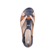 Rieker - M1655-14 - Pazifik/Nude/Cayenne - Sandals