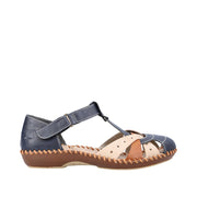 Rieker - M1655-14 - Pazifik/Nude/Cayenne - Sandals