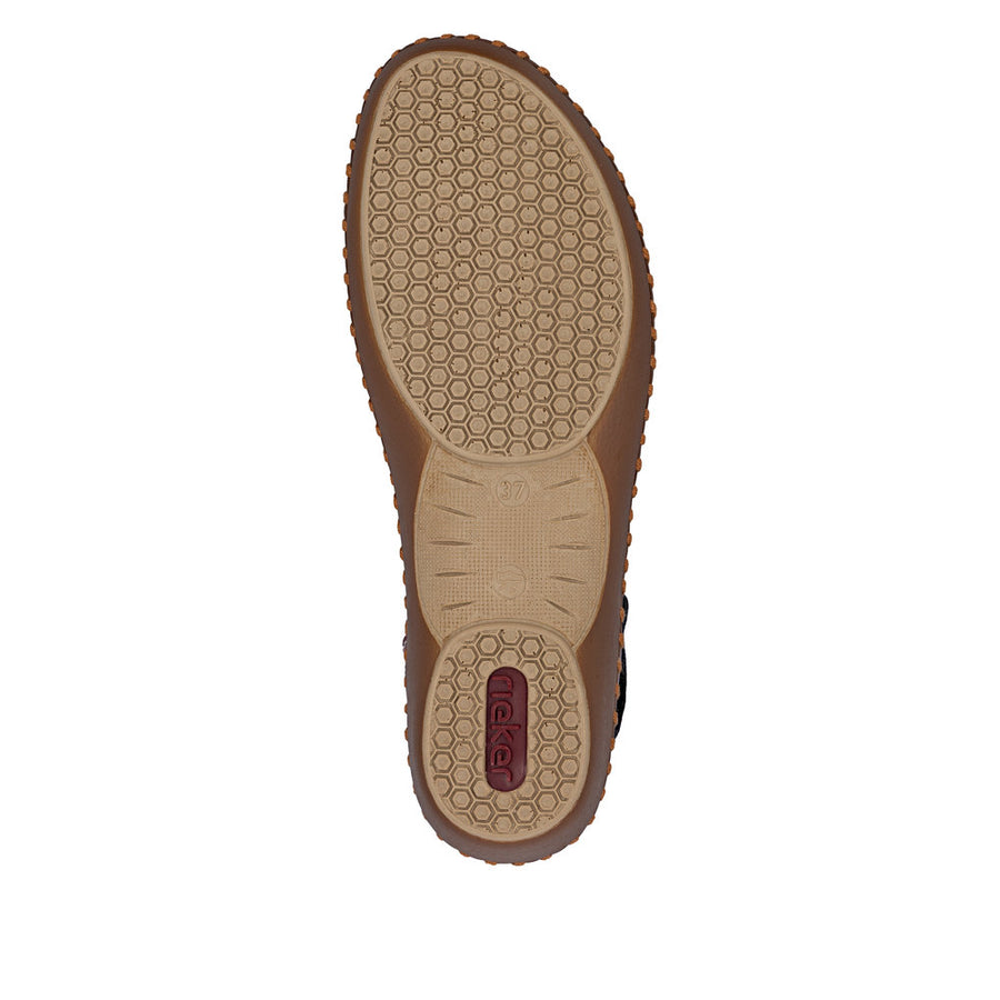 Rieker - M1655-34 - Red/Nude/Cayenne - Sandals