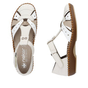 Rieker - M1655-61 - Porzellan/Weiss/Altrosa - Sandals