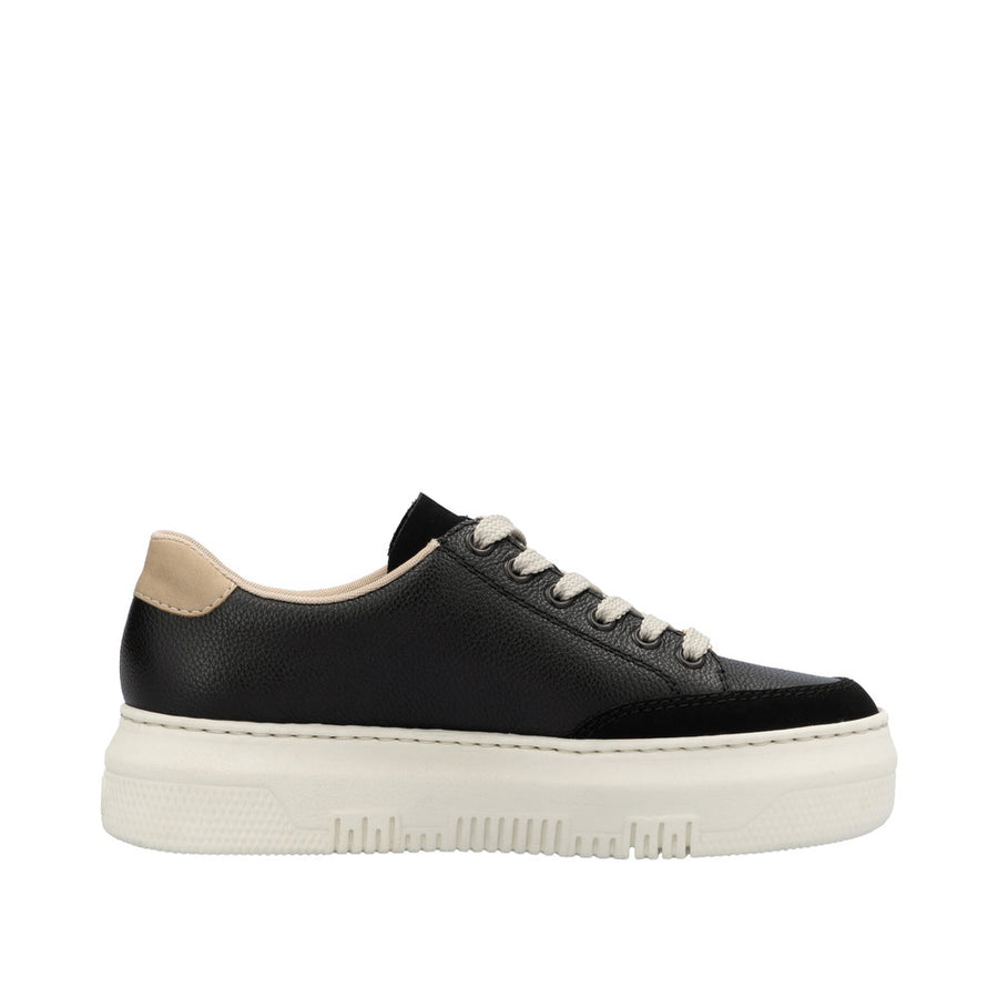 Rieker - M1912-00 - Schwarz/Muschel/Porzellan - Trainers