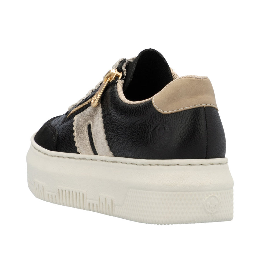 Rieker - M1912-00 - Schwarz/Muschel/Porzellan - Trainers