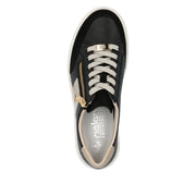 Rieker - M1912-00 - Schwarz/Muschel/Porzellan - Trainers
