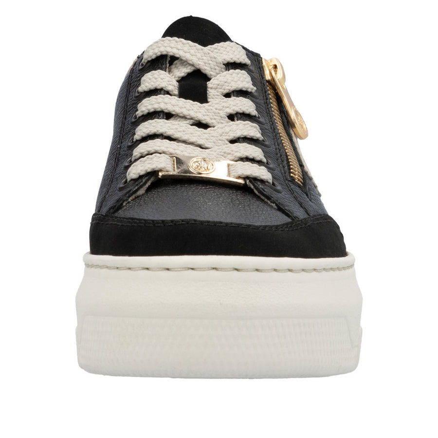 Rieker - M1912-00 - Schwarz/Muschel/Porzellan - Trainers