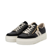 Rieker - M1912-00 - Schwarz/Muschel/Porzellan - Trainers