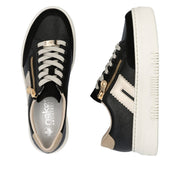 Rieker - M1912-00 - Schwarz/Muschel/Porzellan - Trainers