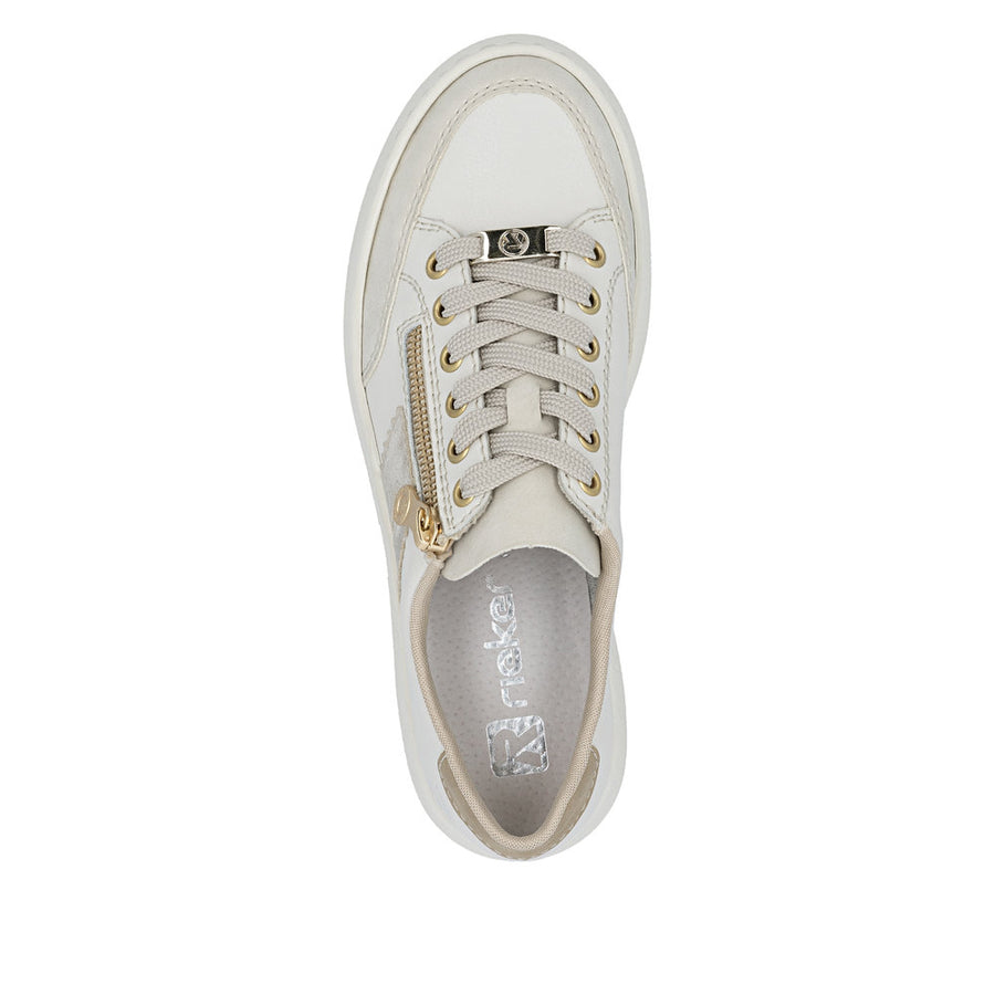 Rieker - M1912-80 - Crema/Offwhite - Shoes